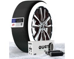 Textiel Sneeuwsokken voor Auto's, XS-XXL, EU-goedgekeurd, Gecertificeerd, Set van 2