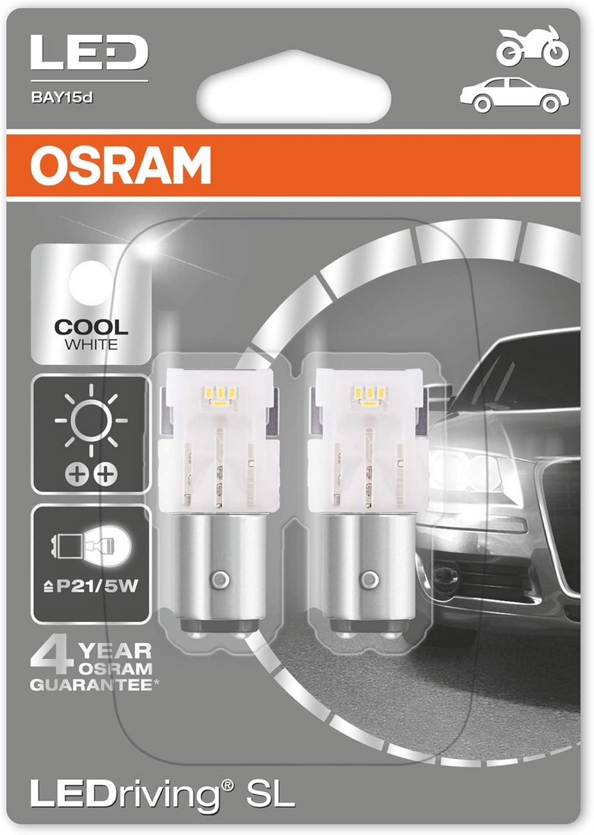 P21W LED Vervangingslamp voor Auto Buitenverlichting - Directe Upgrade