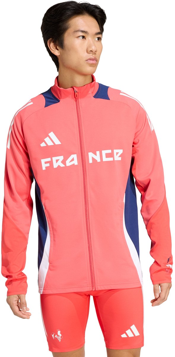 Adidas Performance Frankrijk Trainingsjack - Heren - Rood