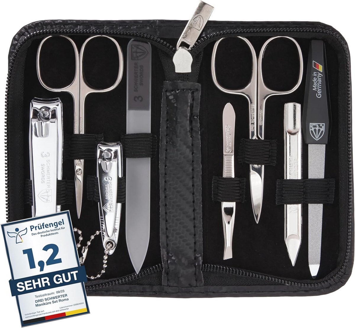 Complete Manicureset met 8 Professionele Instrumenten voor Vinger- en Teennagels