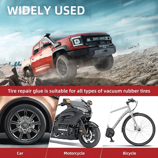 Bandenreparatielijm - 100 ml - Instant autoreparatie voor auto en fiets — afbeelding 5