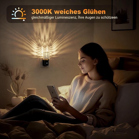 Dimbaar LED Nachtlampje met Bewegingsdetector en Schemersensor voor Kinderen van Varta — afbeelding 3
