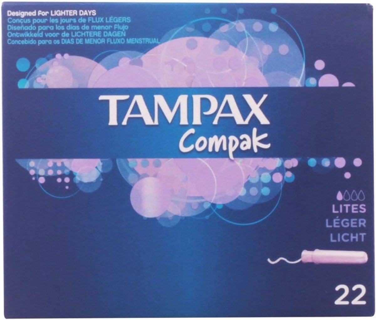 Lichte Tampons met kunststof applicator - 22 stuks (3 verpakkingen)