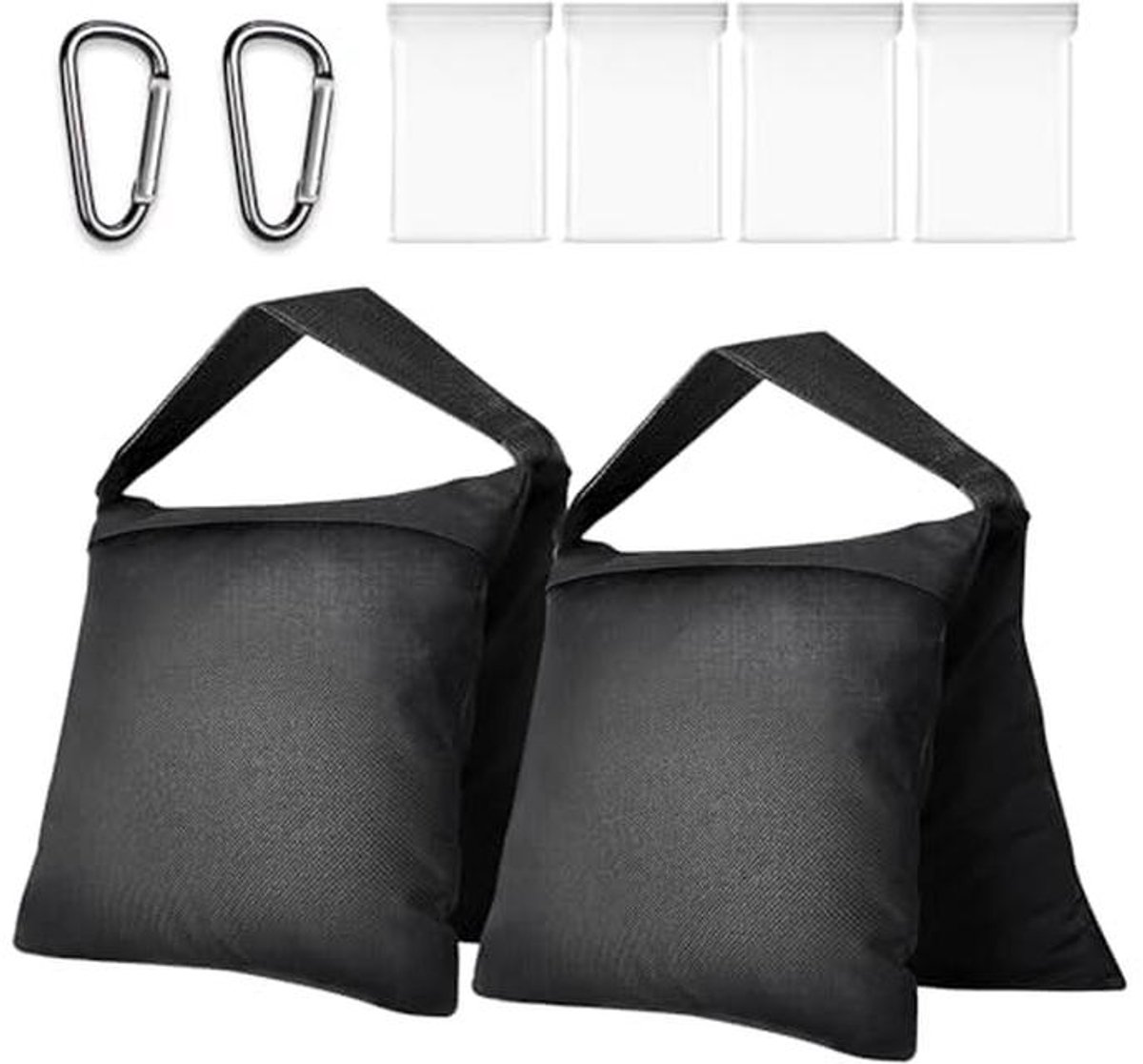 2 Pack Heavy Duty Lege Gewichtszakken voor Fotografie en Studio