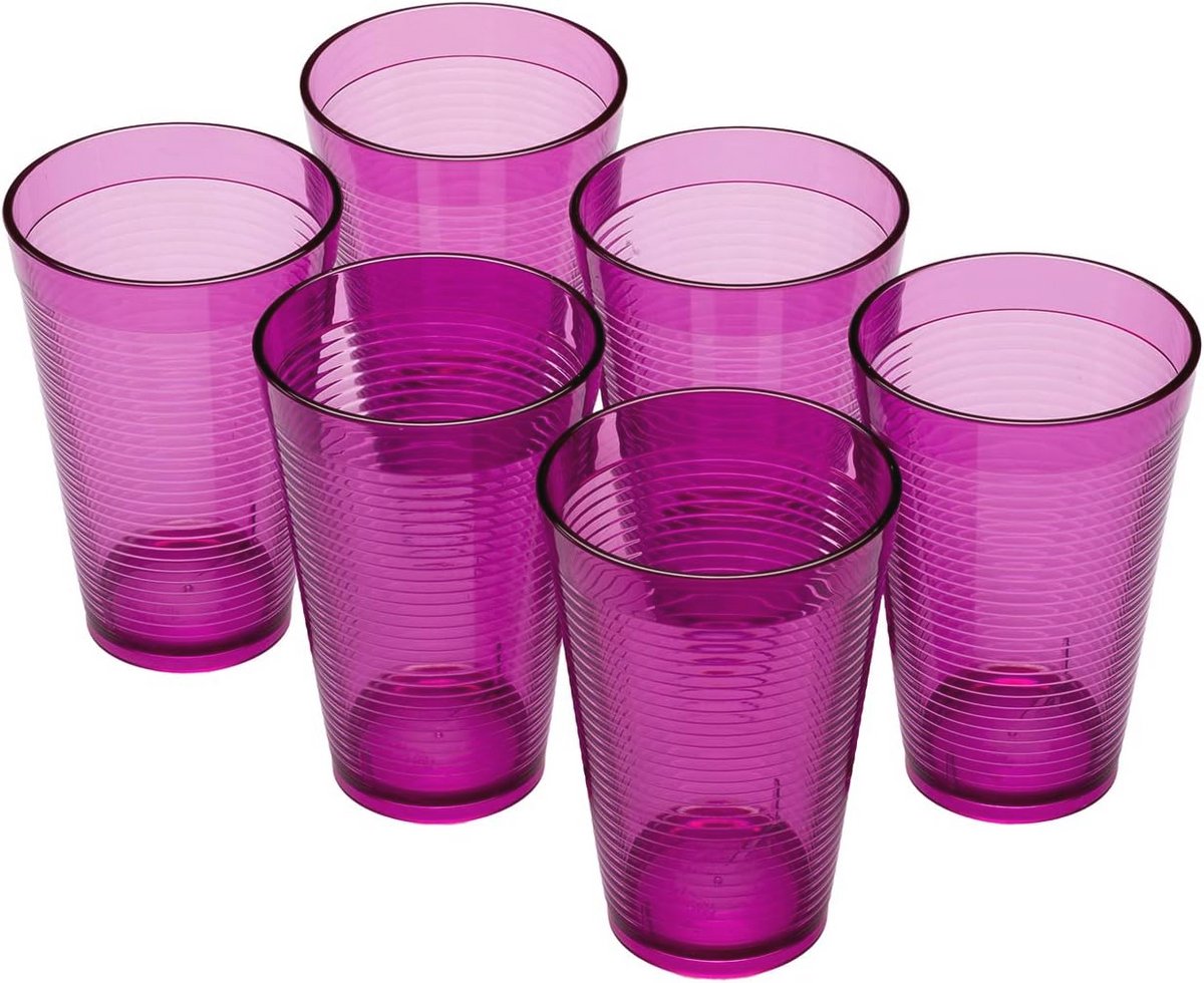 Stapelbare cocktailglazen 400 ml - Onbreekbaar en milieuvriendelijk voor buitengebruik