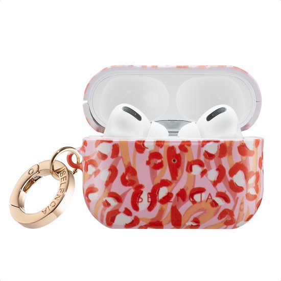 Selencia Case - Hoesje geschikt voor AirPods Pro 2 / Pro 2 (2022) - Wild Spots Lipstick