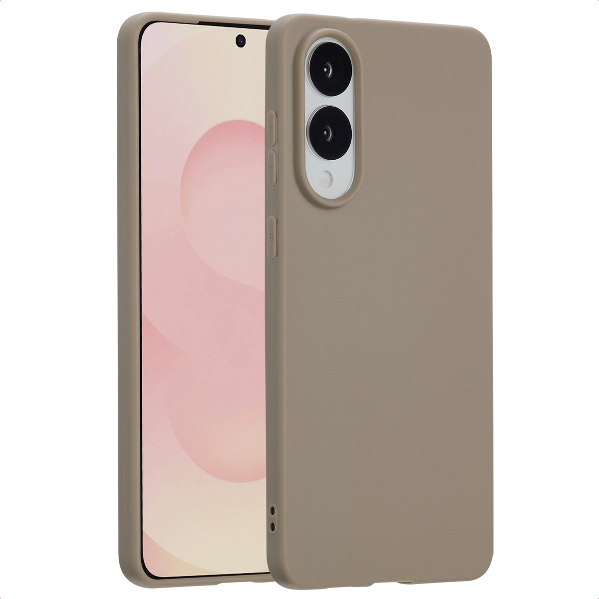 imoshion Hoesje - Geschikt voor Samsung Galaxy S25 Edge - Color Backcover - Bruin