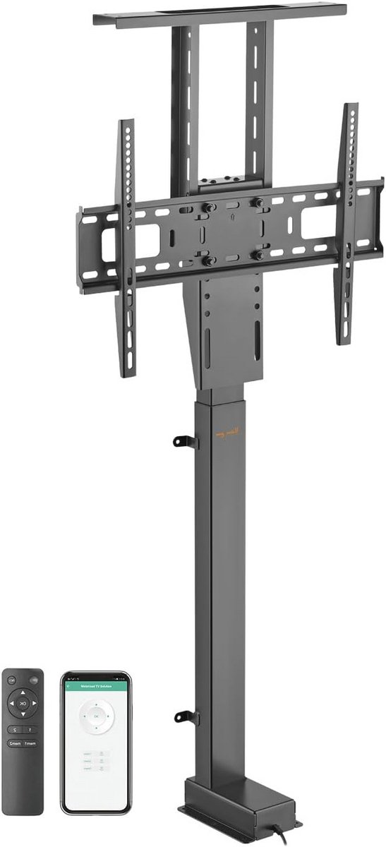 Gemotoriseerde tv-lift voor meubels met Smart Home-bediening en afstandsbediening voor 37-80 inch tv's