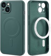 imoshion Hoesje - Geschikt voor Apple iPhone 13 - Color Backcover geschikt voor MagSafe - Donkergroen