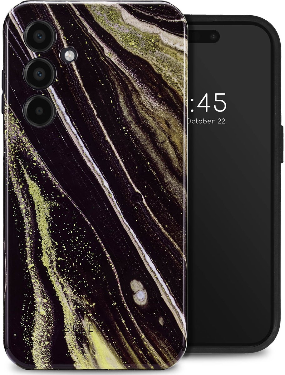 Selencia Hoesje - Geschikt voor Samsung Galaxy A15 (4G) / A15 (5G) - Backcover - Chic Marble