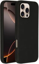 Accezz Hoesje - Geschikt voor Apple iPhone 16 Pro Max - Liquid Silicone Backcover geschikt voor MagSafe - Zwart