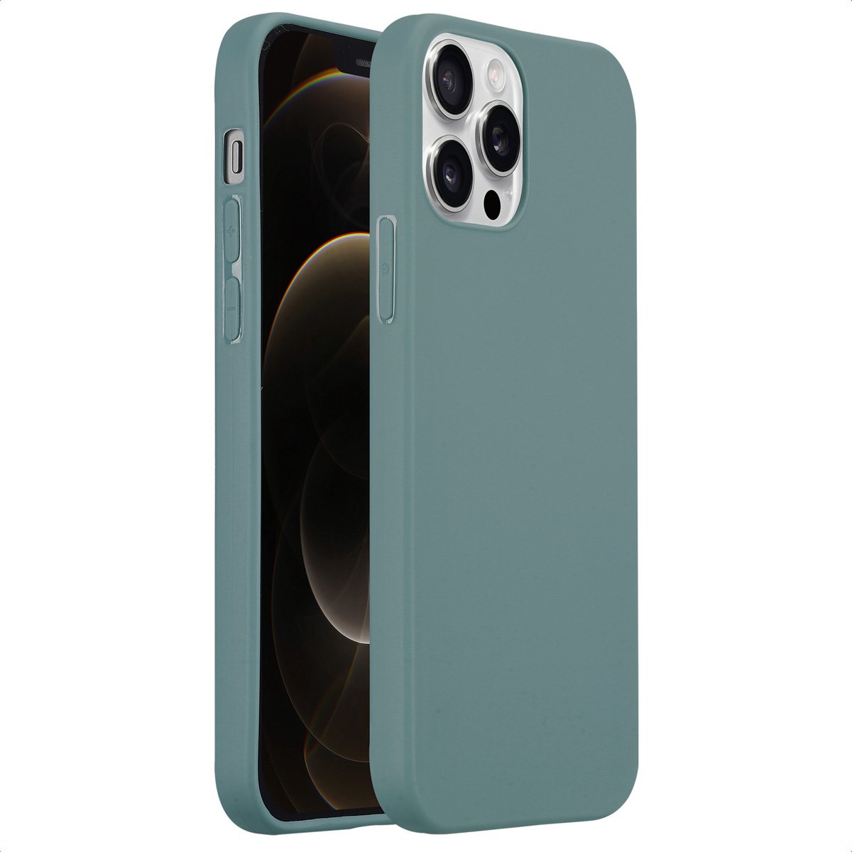 imoshion Hoesje - Geschikt voor Apple iPhone 12 Pro / 12 - Color Backcover - Pine Green