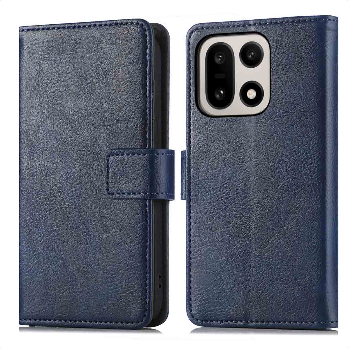 imoshion Hoesje - Geschikt voor OnePlus 15 - Luxe Bookcase - Donkerblauw