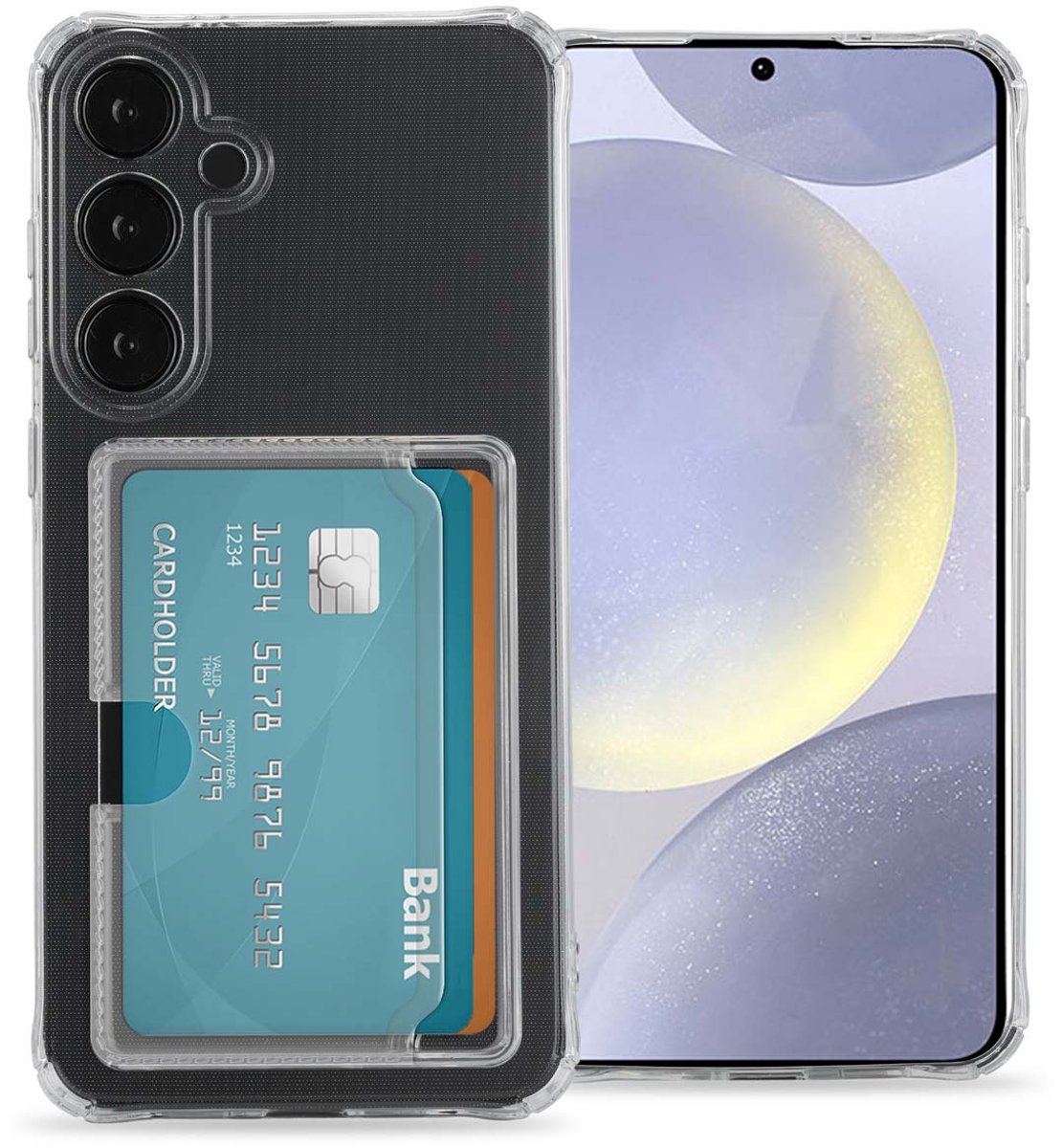 imoshion Hoesje met Pasjeshouder - Geschikt voor Samsung Galaxy S24 Plus - Transparant