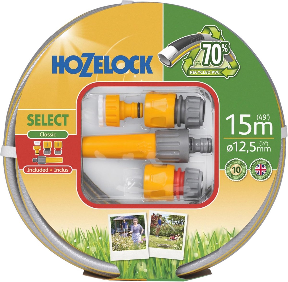 Slang Starter Set 12.5mm x 15m - Slijtvaste en Duurzame Optie voor Iedere Tuin