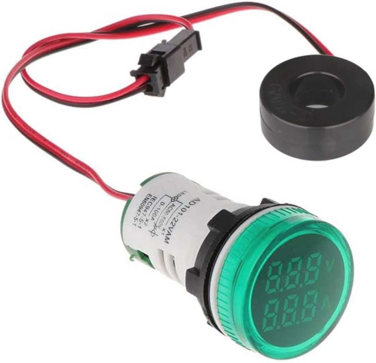 Multifunctionele AC Stroom Spanningstester met LED Display 50-500V 0-100A