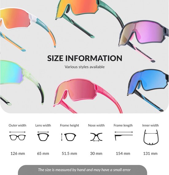 ROCKBROS Kids Cycling Glasses Sports Glasses UV400 Protection Polarized Sunglasses TR90 Flexible Frame for Boys Girls Safety Glasses Outdoor Sports van ROCKBROS — afbeelding 5