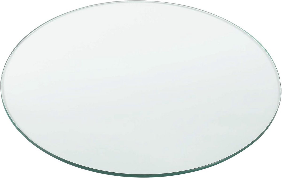 Ronde glasplaat van 8 mm voor tafels - Ø30 cm