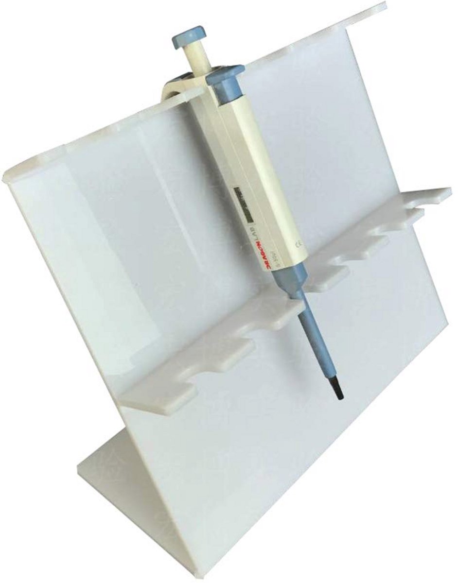 Pipettorstandaard voor laboratorium - Stabiliteit voor 6 pipettoren (zonder pipettoren)