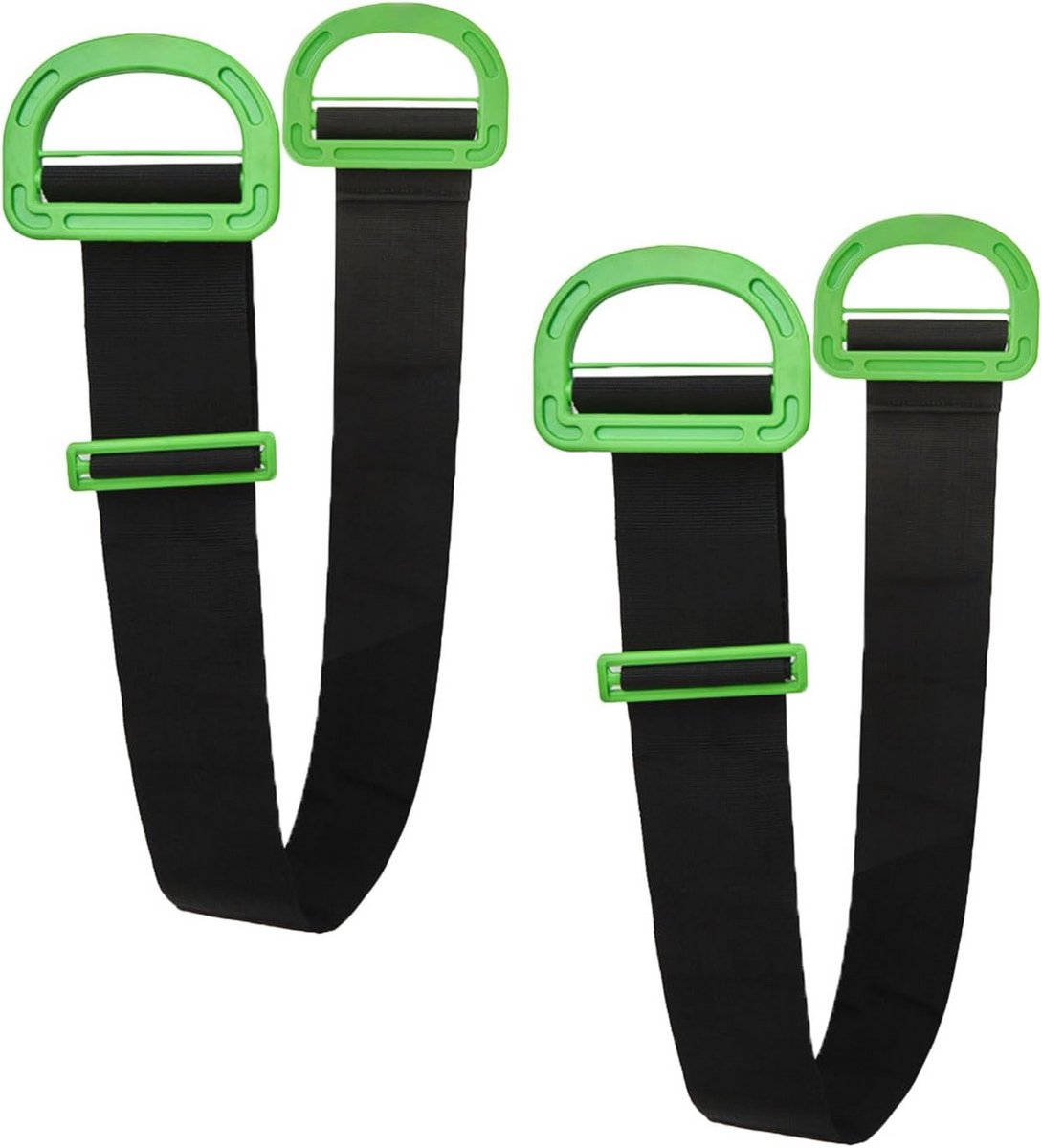Verstelbare Hefbanden voor Meubels en Apparaten - 2 Stuks Zware Draagband met Handgrepen
