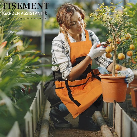 Waterdicht canvas tuinschort voor dames en heren - 227 ml - ideaal voor oogsten en tuincadeaus. — afbeelding 5