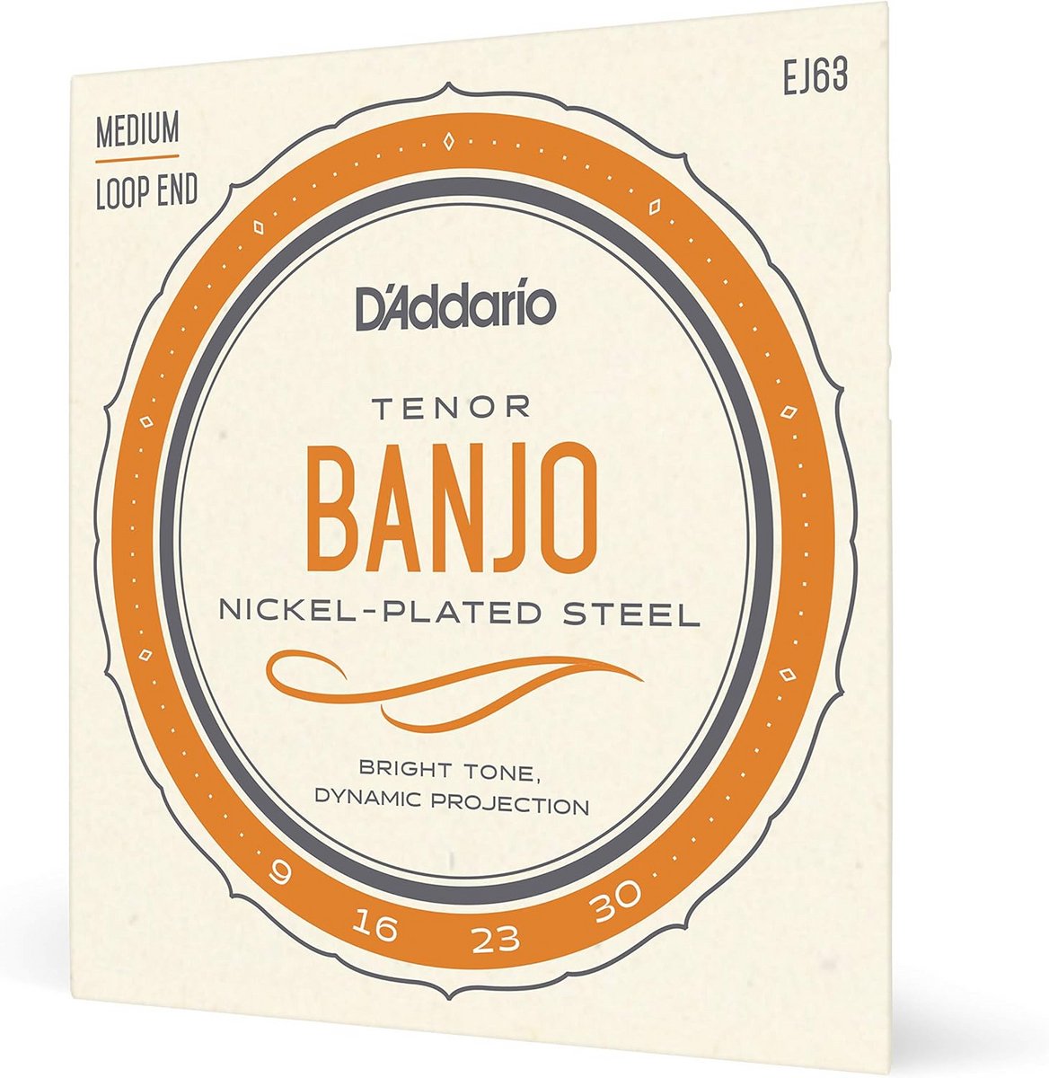 5-snarige Tenor Banjo Snaren, Vernikkeld Staal, Medium Gauge 9-30
