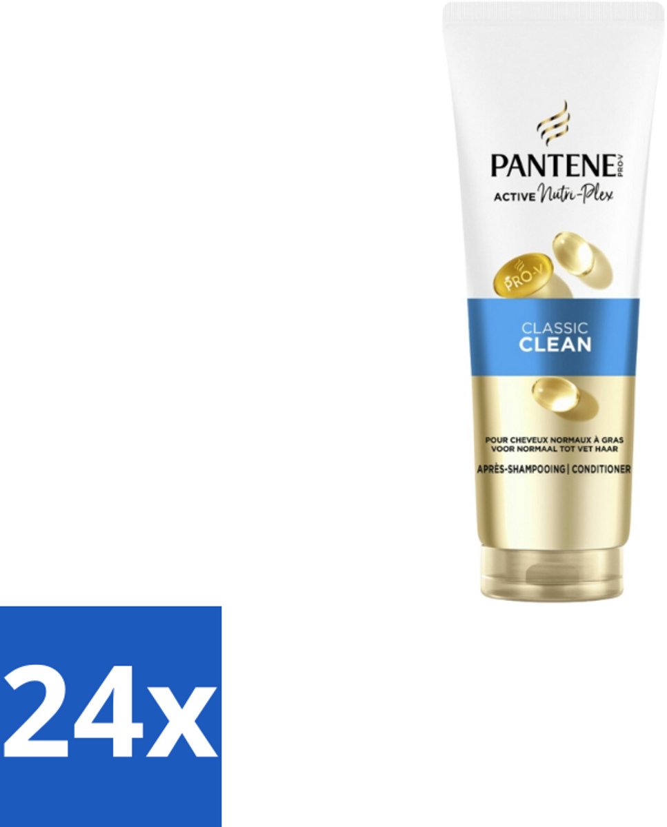 Pantene – Conditioner – Classic Clean – 230 ml - Voordeelverpakking - 24 stuks