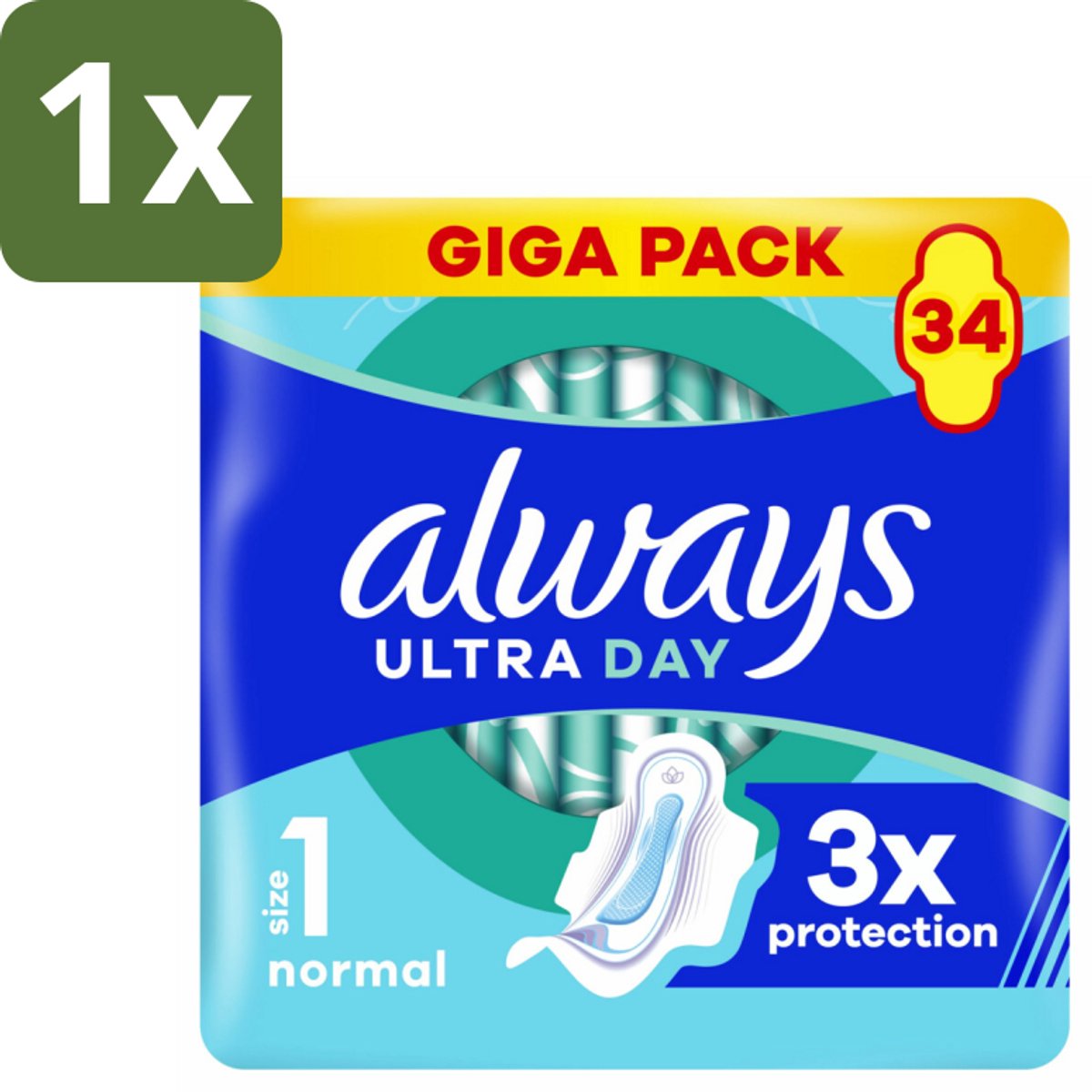 Always - Maandverband - Dag - Normal - 34 Maandverband - 1 stuk
