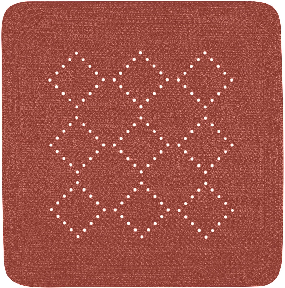 IMPERATORIS® Vierkante Anti-Slip Douchemat – Badmat met Zuignappen – Sneldrogend en Machinewasbaar – Met Afvoergaten – Antislip Mat – 55 x 55 cm