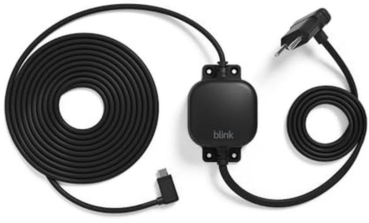 Weerbestendige stroomadapter van 4 m voor Mini 2 - Zwart