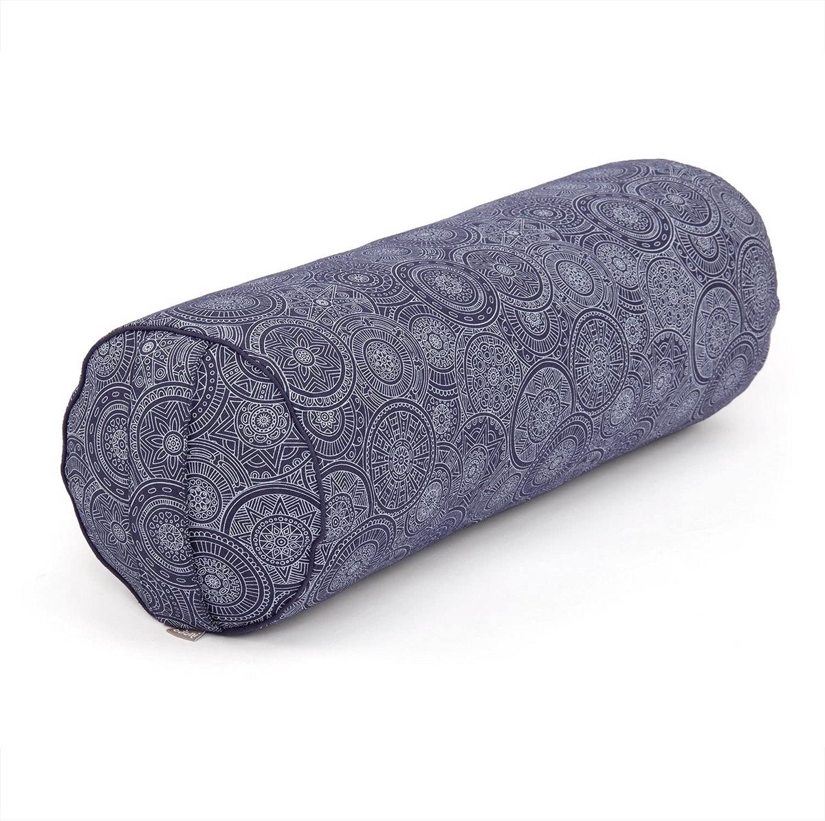 Ronde Yoga Bolster met Biologische Speltvulling - Afneembare Wasbare Katoenen Hoes