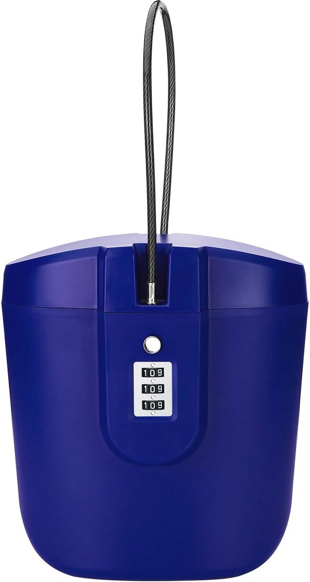 Draagbare anti-diefstal slotbox - mobiele veiligheidsslottas voor strand, reizen, camping en outdoor