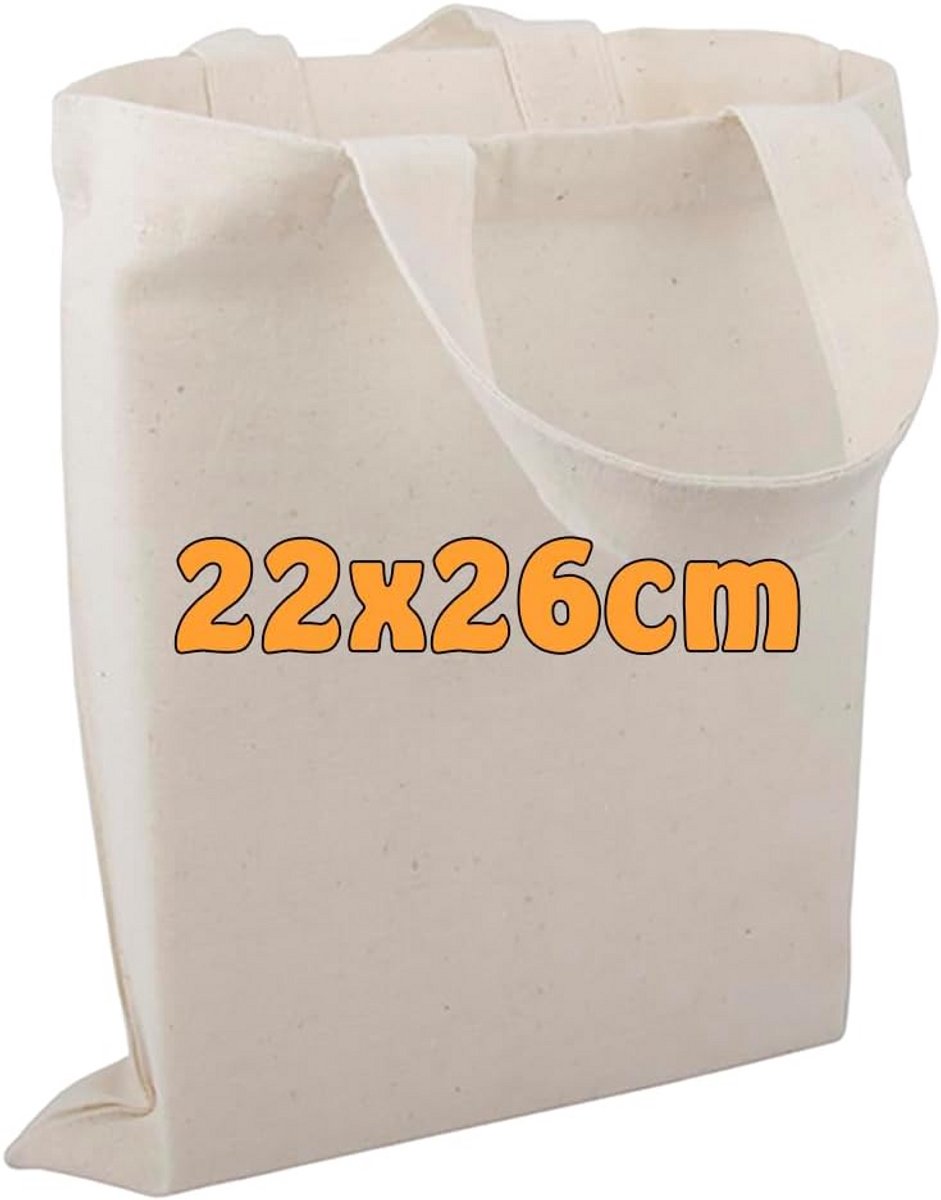 Kleine Katoenen Apothekerstas voor Creatief Gebruik - Jute Tas voor DIY Projecten