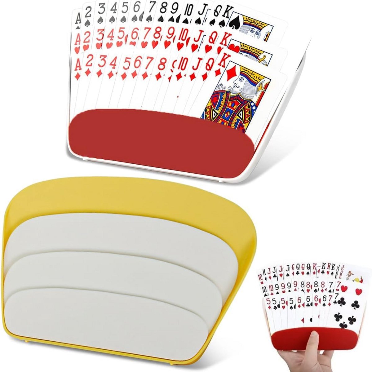 Inklapbare Kaartenhouder Set van 2 voor Handenvrij Spelen