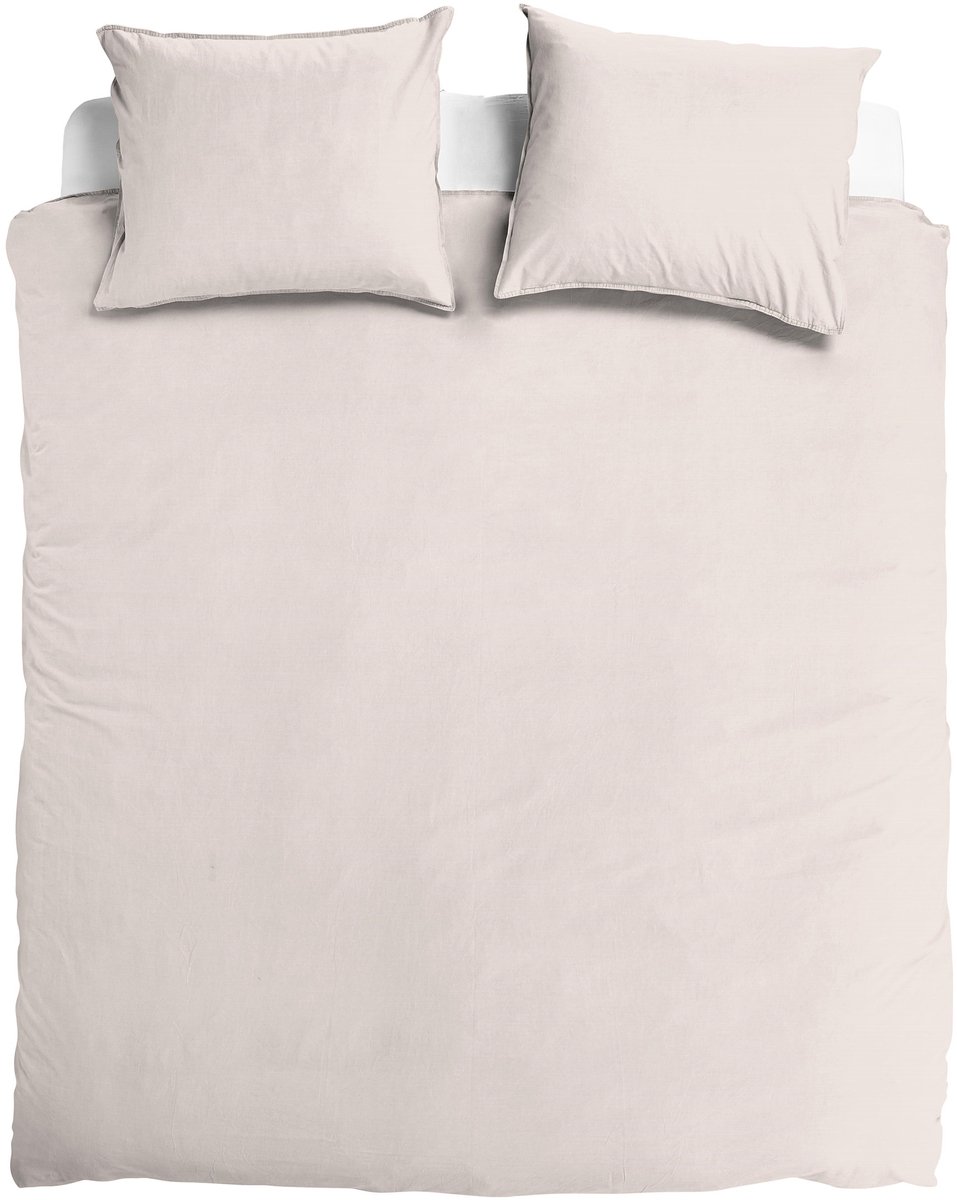 totaalBED Dekbedovertrek Lou Naturel - 140x200/220 cm - 50% linnen, 50% katoen - incl. instopstrook