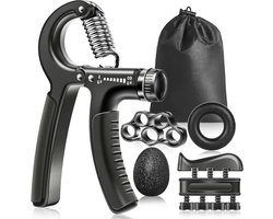 Vingertrainer Set met Verstelbare Weerstand voor Krachttraining en Therapie