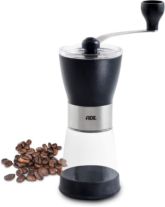 OrkeyDolk® Handmatige verstelbare koffiemolen met zeer nauwkeurig kegelmechanisme van keramiek, instellingen op 40 niveau's, geschikt voor aeropress, Pour Over en Moka