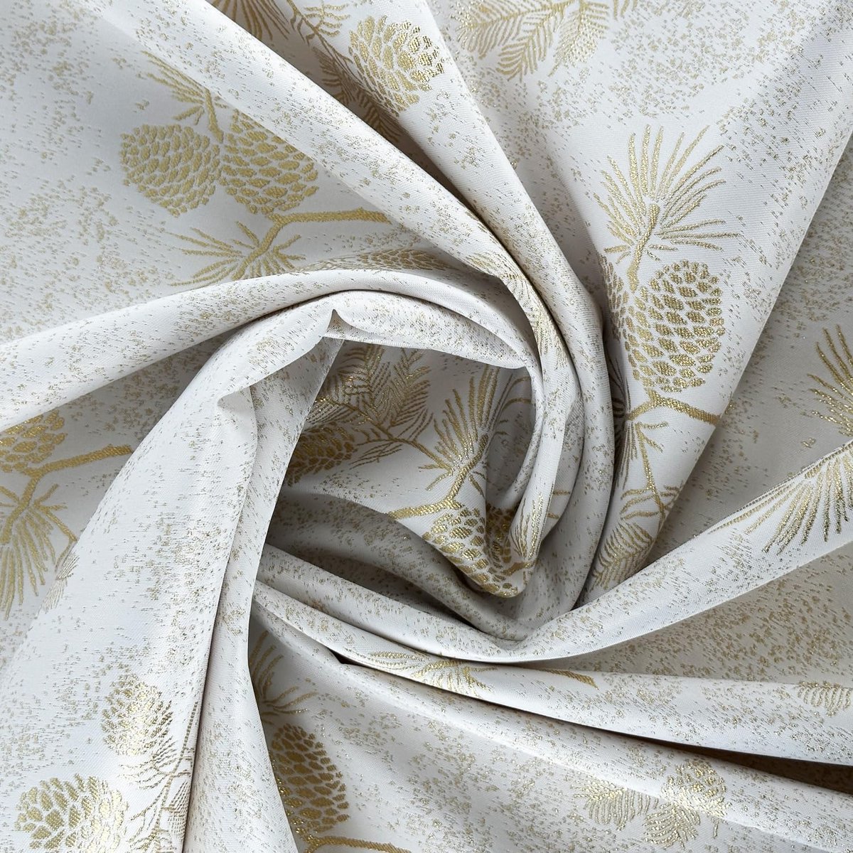 Ronde Kerst Tafelkleed Jacquard Feestelijk Vlekbestendig Afwasbaar Diverse Maten