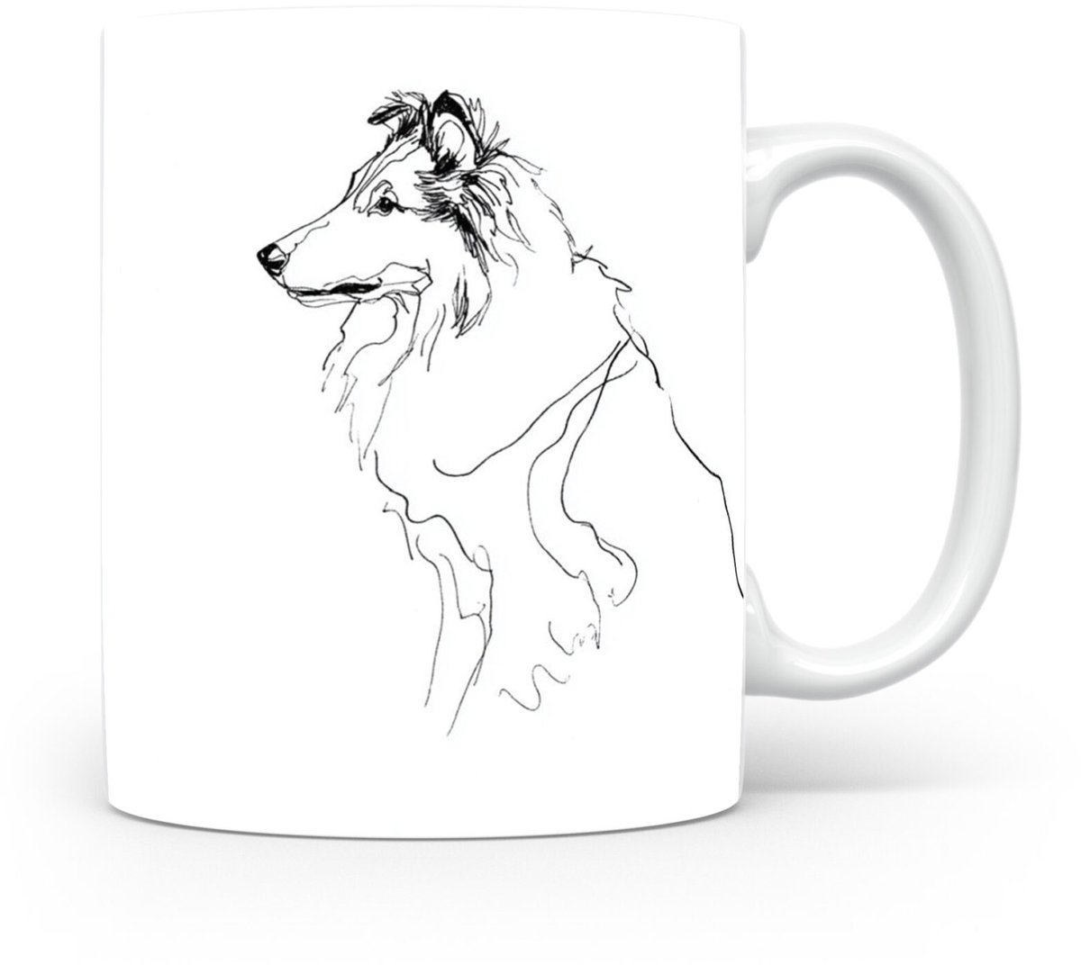 Beker Schotse Collie (Rough Collie)