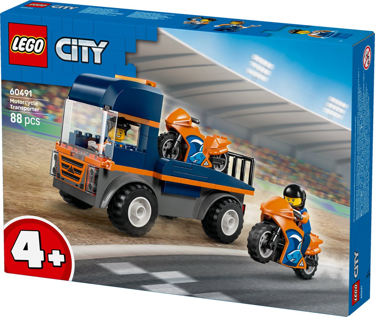 LEGO City - Great Vehicles - Transportwagen Voor Motoren — afbeelding 9