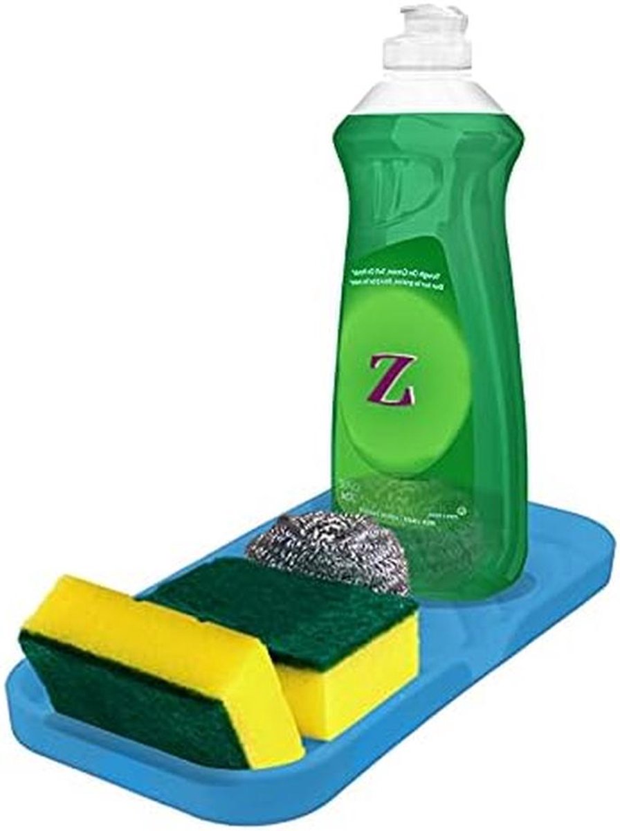 Zelfafvoerende Sponshouder voor Spoelbak Organizer Keukenaccessoires