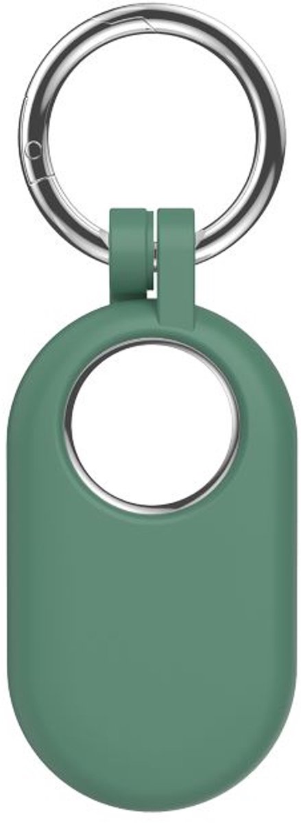 Sleutelhanger geschikt voor Samsung SmartTag 2 - Siliconen - Donkergroen - CHPN