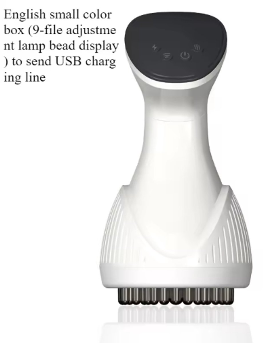 Roodlichtmassageapparaat, meridiaanborstel voor het lichaam, massageapparaat voor taille en benen, elektrisch schraapapparaat, universele massageborstel voor het hele lichaam - 9 snelheidsinstellingen