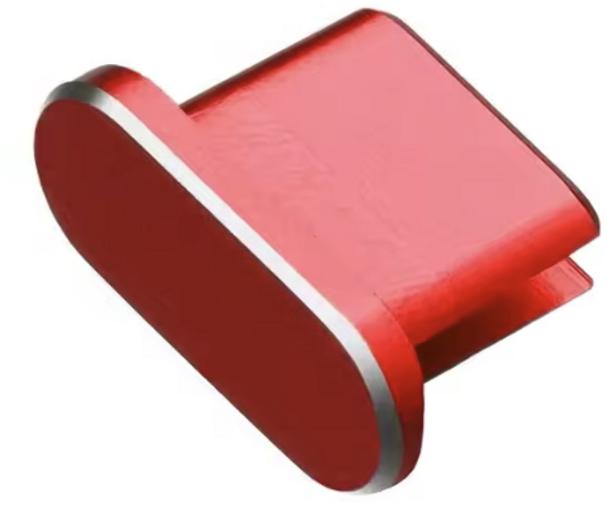 Go Go Gadget - Stofplug - Geschikt voor USB-C - Stofkapje - 1 stuk - Rood