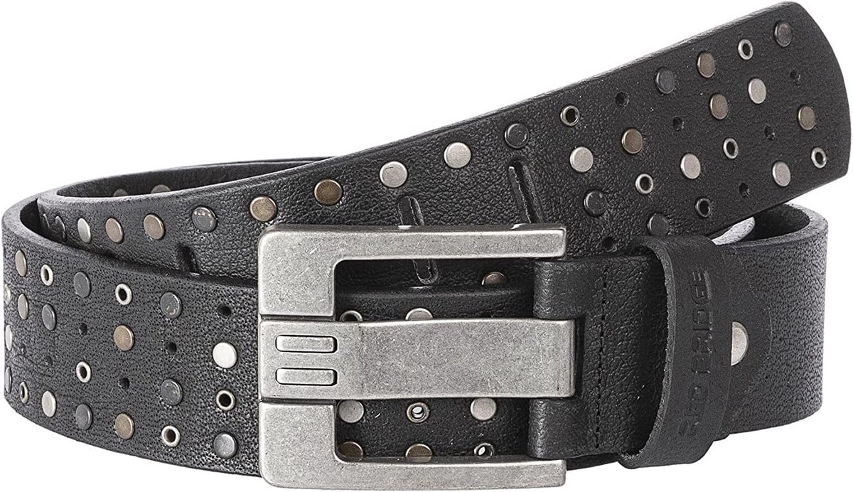 Leren Herenriem met Klinknagels - Stijlvolle Studded Riem voor Jeans en Chino