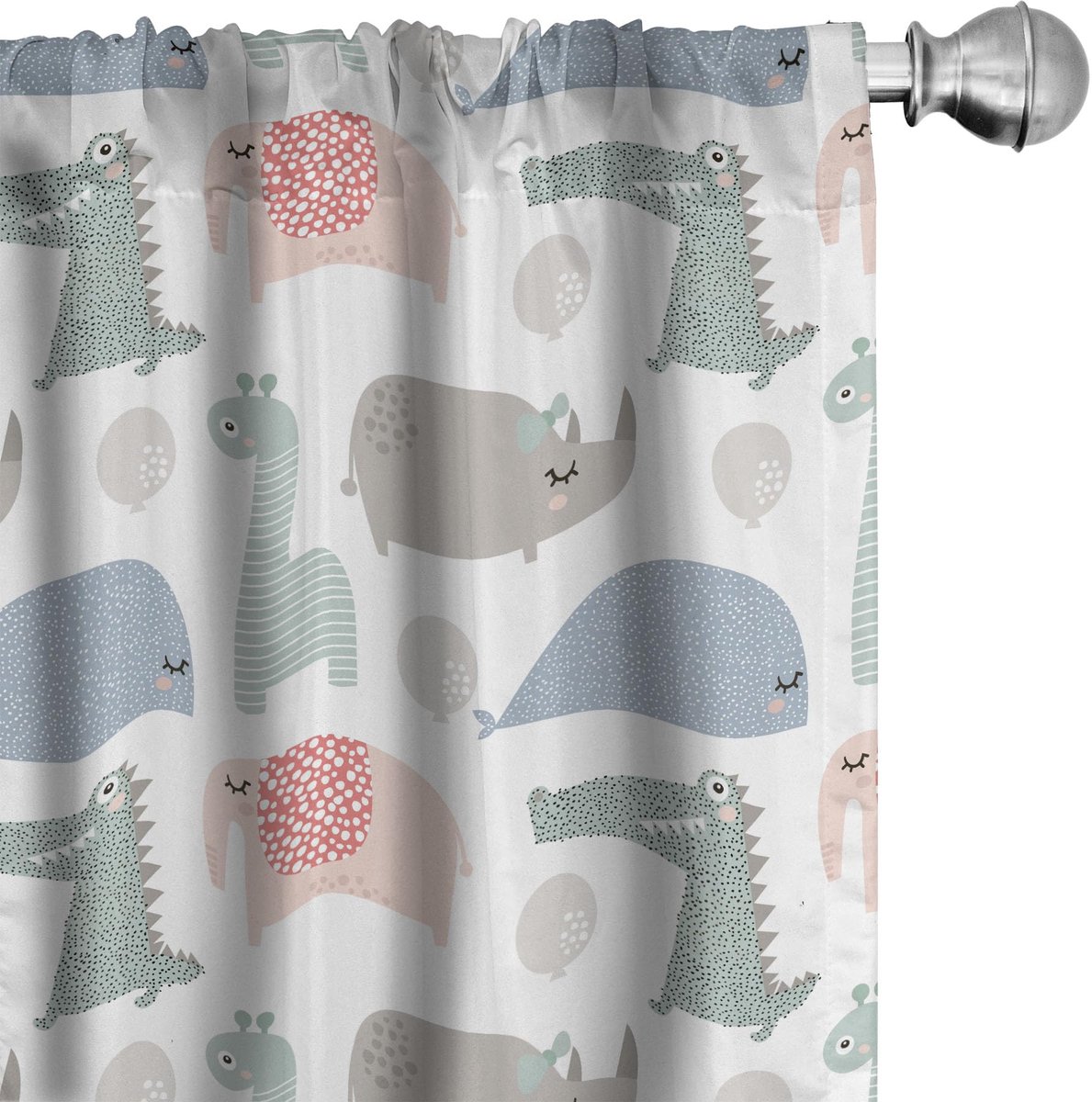 ABAKUHAUS – Kinder gordijnen – 2x75x245 cm – Mikrofaser