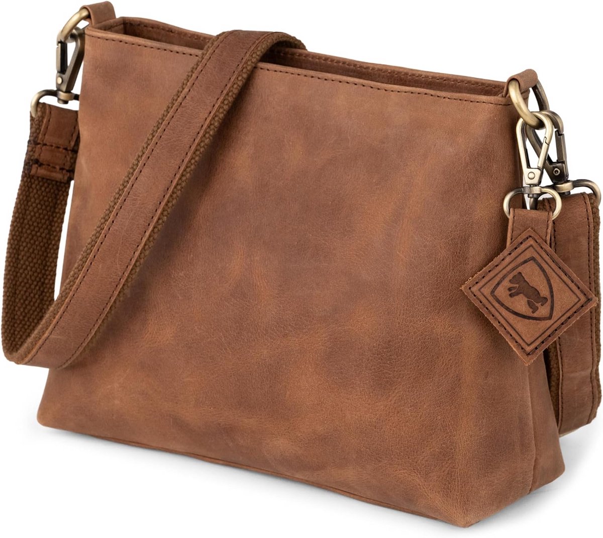 Leren Schoudertas Dames Marbella S Vintage Crossbody Handtas