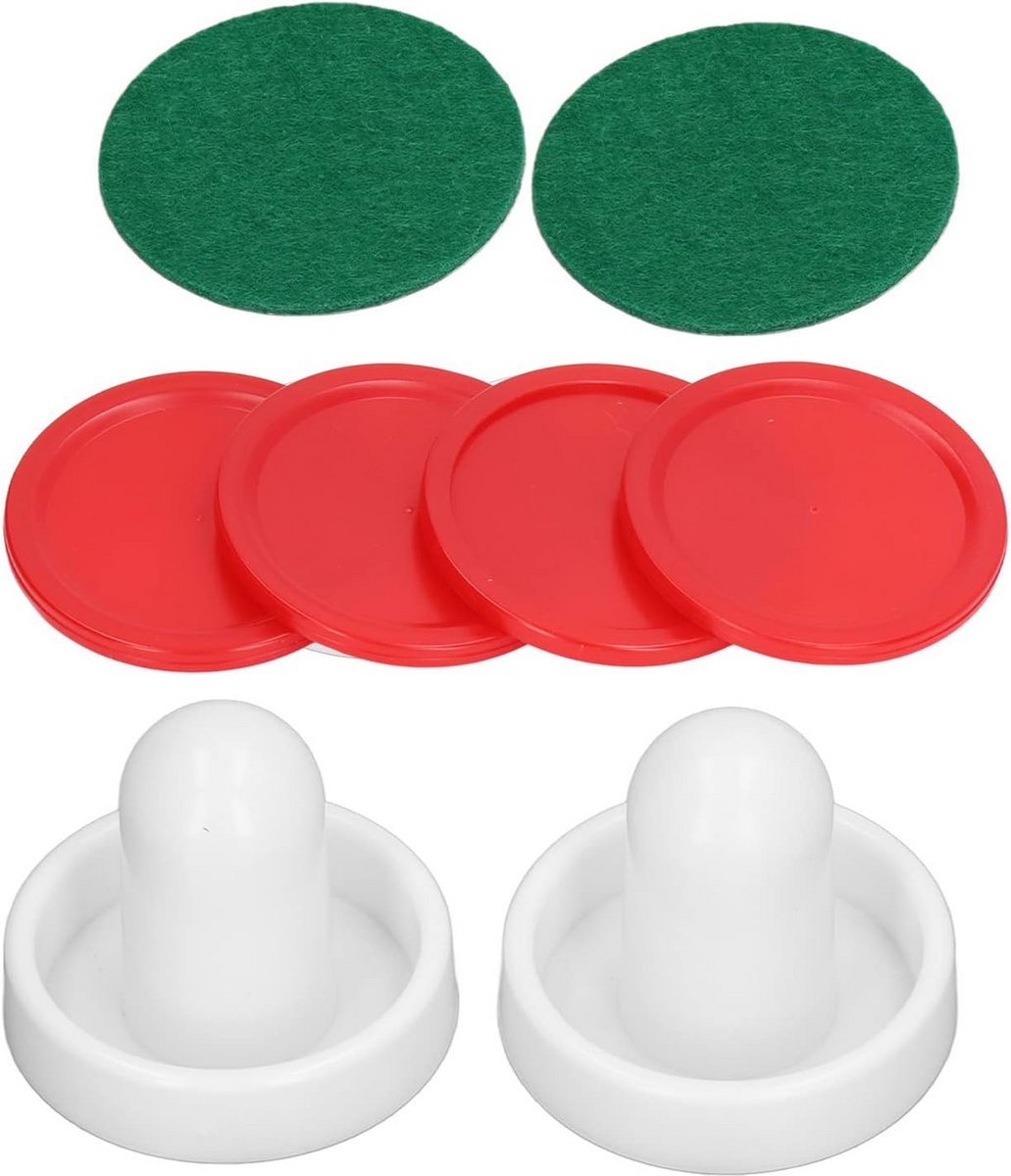 Set van 8 Lichte en Robuuste Airhockey Pucks - Geschikt voor Diverse Speeltafels