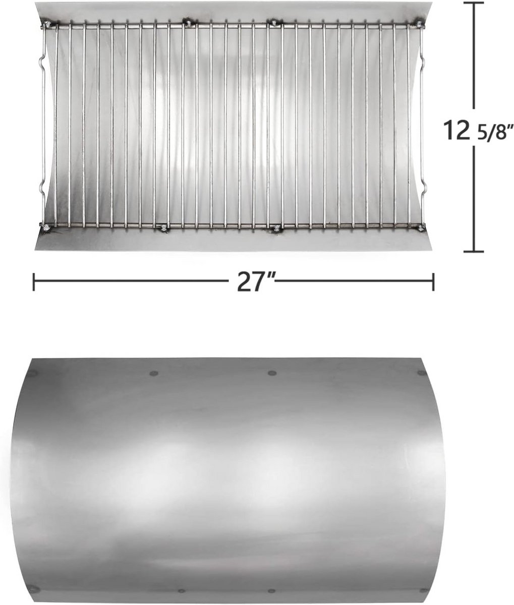 Aslade en Roostervervanging voor Gasbarbecues, Geschikt voor Diverse Modellen