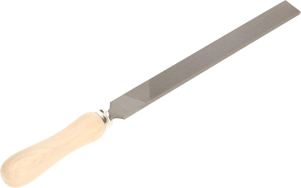 Platte Werkplaatsvijl Metaalbewerking 250 mm Slag 2 (Medium)
